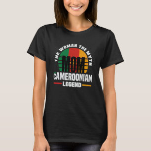 Cameroon Cameroonian Cameroon Flag Mothers Day 1 T-Shirt