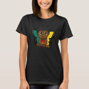 Cameroon Cameroonian Flag Proud Princess Butterfly T-Shirt