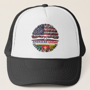 Cameroon Cameroonian US American USA United States Trucker Hat