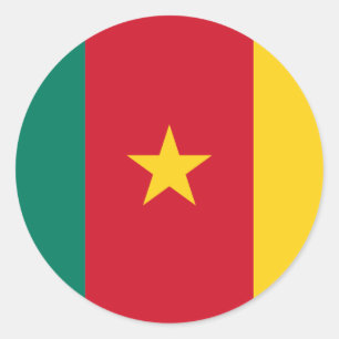 cameroon classic round sticker