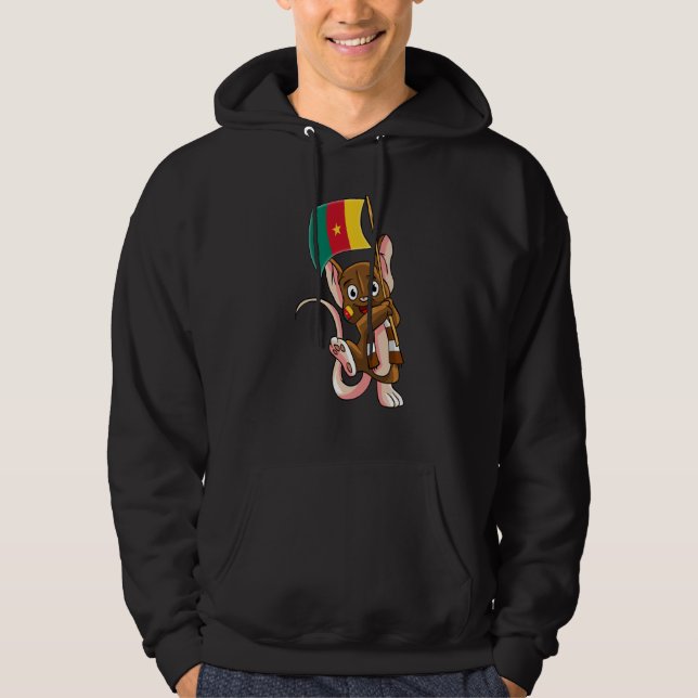 Cameroon Fan Mouse Hoodie (Front)
