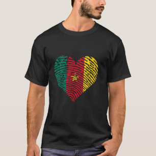 Cameroon Flag Cameroonian Roots Cameroonian Pride T-Shirt