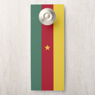 Cameroon flag door hanger