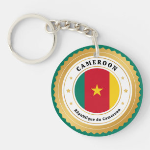 Cameroon Flag Key Ring