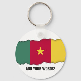 Cameroon Flag Key Ring