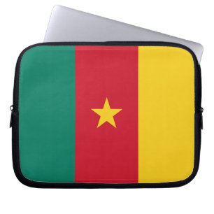Cameroon Flag Laptop Sleeve