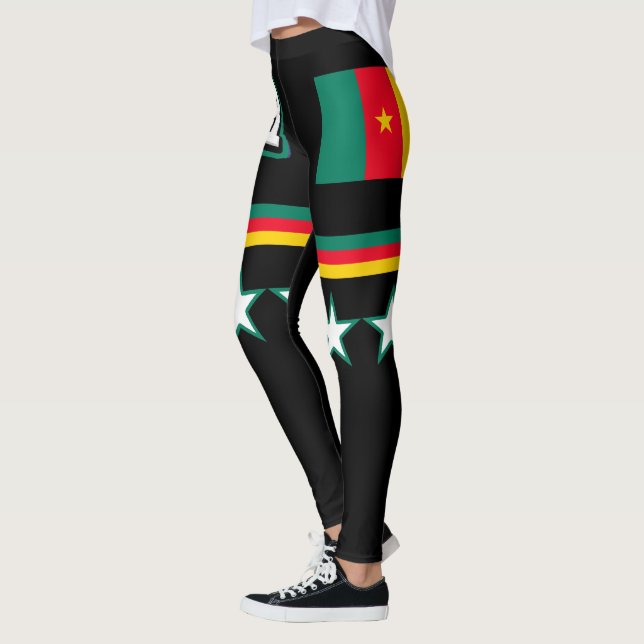 Cameroon Flag Leggings (Left)