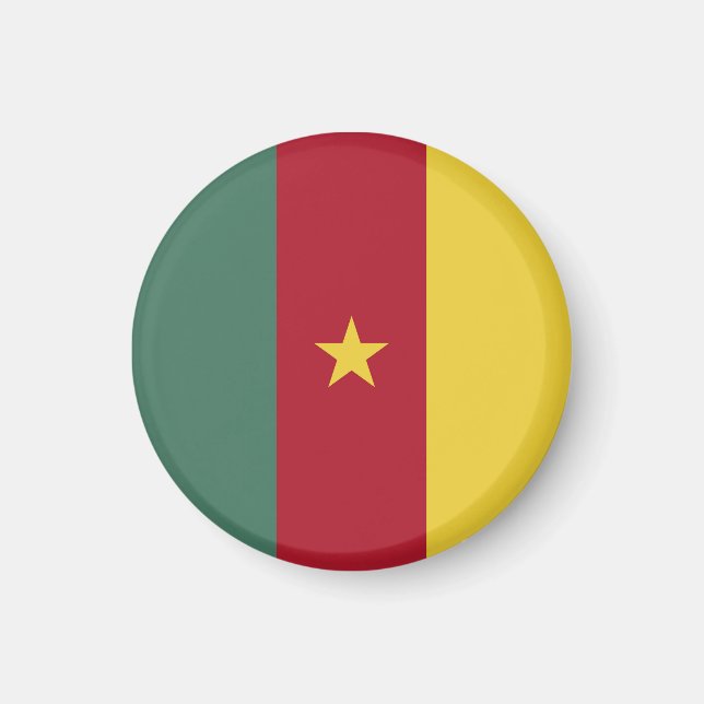 Cameroon flag magnet (Front)