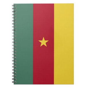 Cameroon flag notebook