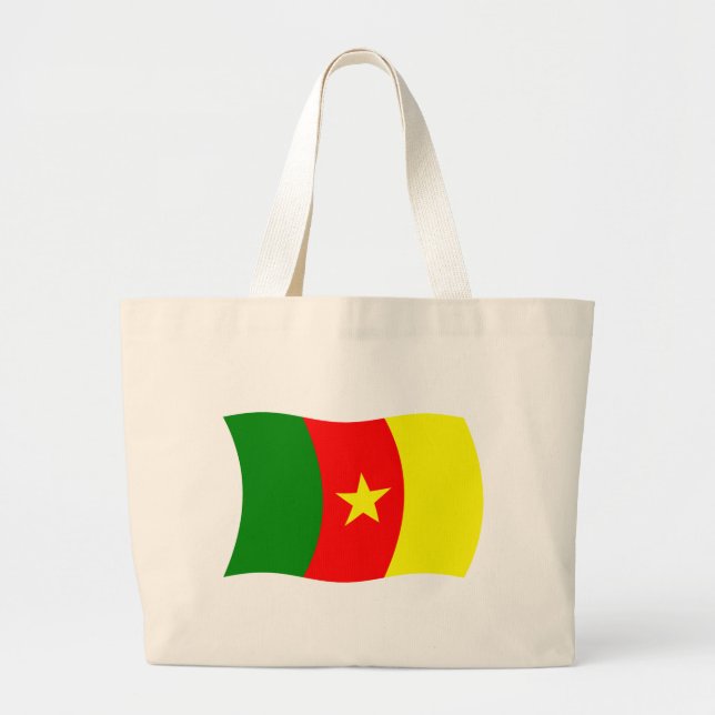 Cameroon Flag Tote Bag (Front)