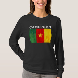 Cameroon Flag Vintage Cameroon Flag T-Shirt