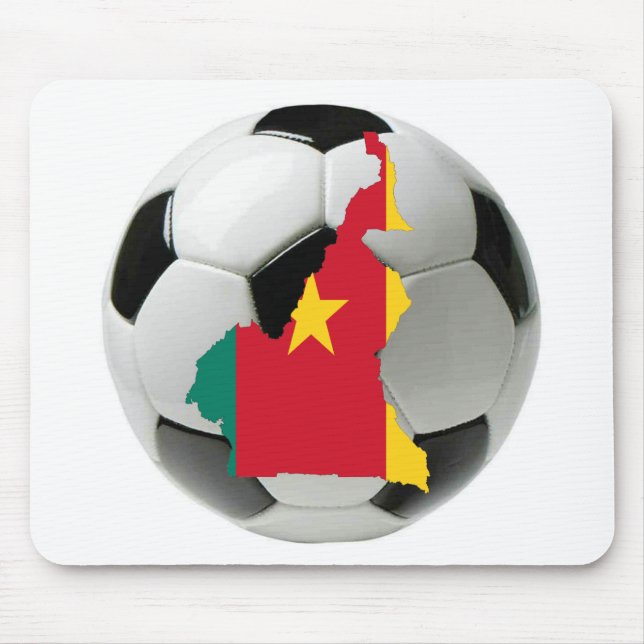 Cameroon football soccer mouse mat (Front)