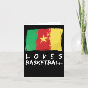 Cameroon Loves Basketball Card