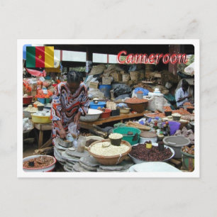 Cameroon - Market - Postcard