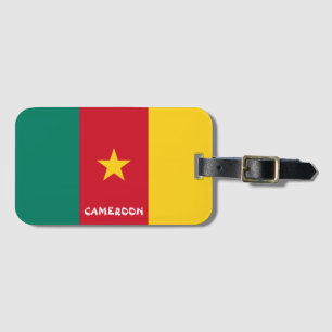 Cameroon National Flag Patriotic Luggage Tag