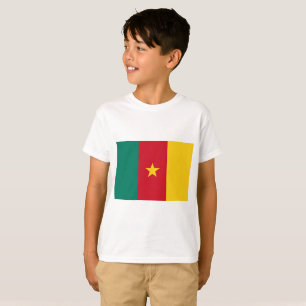 Cameroon National World Flag T-Shirt