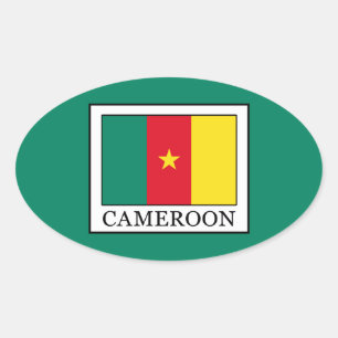 Cameroon Oval Sticker