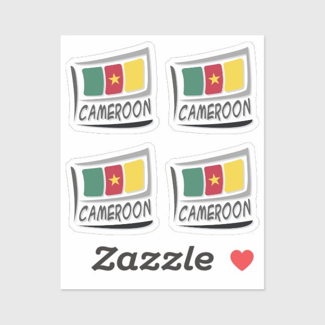 Cameroon  Pride X Flag (Sheet)