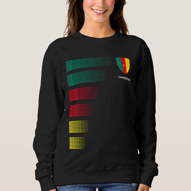Cameroon Soccer Jersey Sweatshirt (Front)