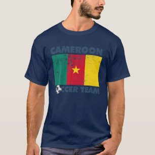 Cameroon Soccer Team Flag 2022 Supporter Camerooni T-Shirt