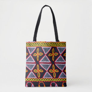 Cameroon Toghu Pattern Tote Bag