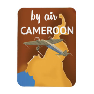 Cameroon Vintage Travel poster Magnet