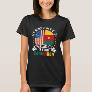 Cameroonian American Patriot Heart is from Cameroo T-Shirt