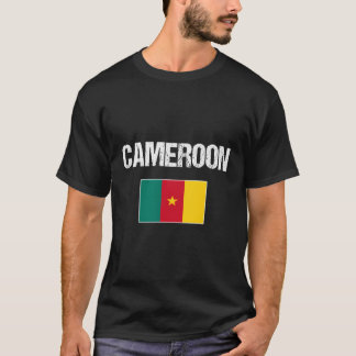 Cameroonian Pride Heritage Gifts Cameroon Flag T-Shirt