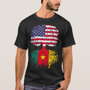 Cameroonian Roots Cameroon National Heritage Tree T-Shirt