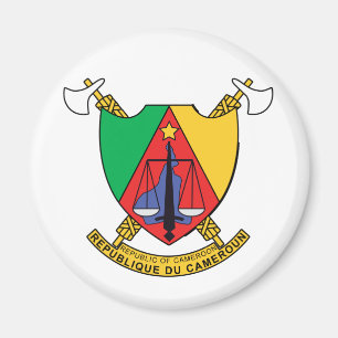 Cameroun Cameroon Coat of Arms Magnet