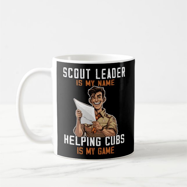 Camg Scoutmaster Scout Leader Coffee Mug (Left)
