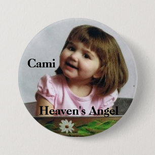 cami_bucket, Cami, Heaven's Angel 7.5 Cm Round Badge