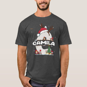 Camila Christmasw Camila Name for funny Xmas T-Shirt