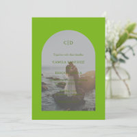 Camila Green Arch Modern Wedding