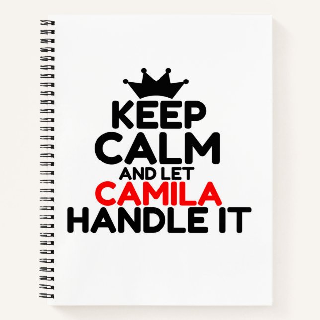 CAMILA NOTEBOOK (Front)