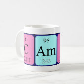 Camila periodic table name mug (Front Left)
