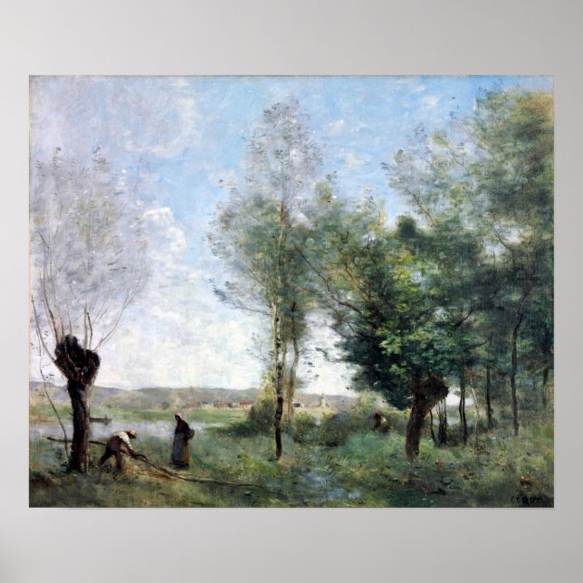 Camille Corot Souvenir of Coubron Poster (Front)