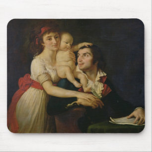 Camille Desmoulins his wife Lucile and their Mouse Mat