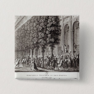 Camille Desmoulins  Speaking at the Palais 15 Cm Square Badge