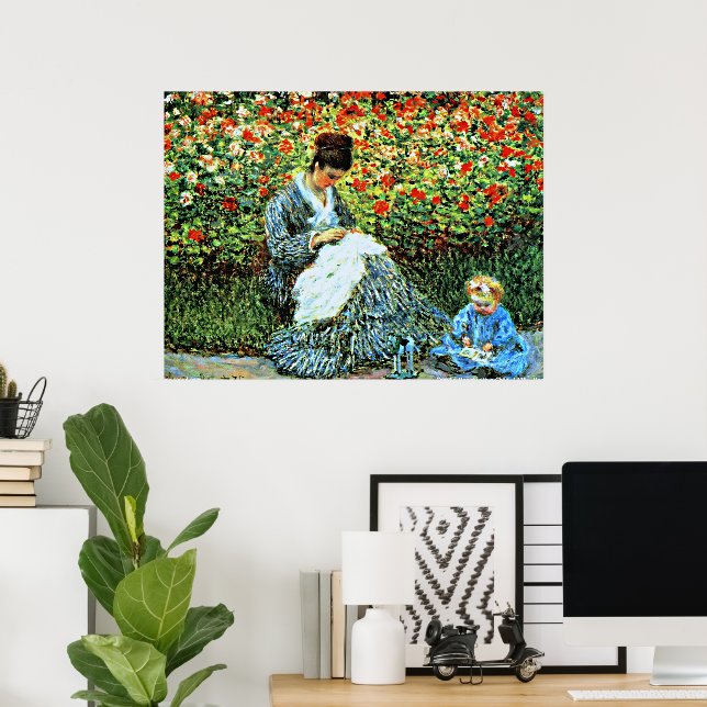 Camille Monet and Child, Poster (Home Office)