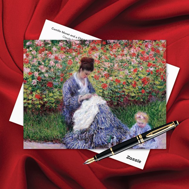 Camille Monet Child Garden Argenteuil  Postcard (Creator Uploaded)