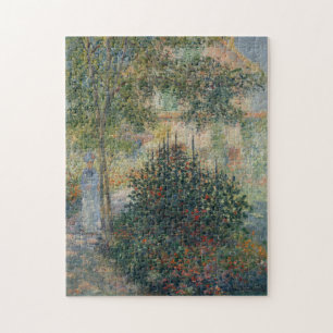 Camille Monet Garden Argenteuil Monet Fine Art Jigsaw Puzzle