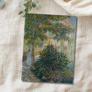 Camille Monet in Garden Argenteuil Postcard