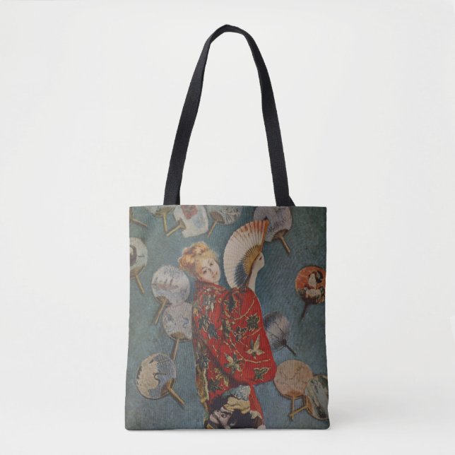 Camille Monet in Japanese Costume by Claude Monet Tote Bag (Front)
