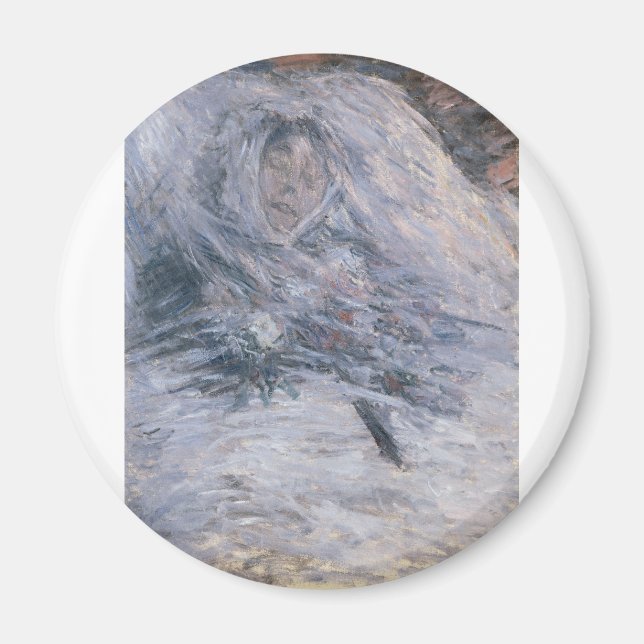 Camille Monet on her Deathbed (1879) Magnet (Front)