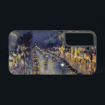 Camille Pissarro - Boulevard Montmartre at Night Samsung Galaxy Case<br><div class="desc">The Boulevard Montmartre at Night / Boulevard Montmartre,  Effet de nuit - Camille Pissarro in 1897</div>