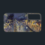 Camille Pissarro - Boulevard Montmartre at Night Samsung Galaxy Case<br><div class="desc">The Boulevard Montmartre at Night / Boulevard Montmartre,  Effet de nuit - Camille Pissarro in 1897</div>