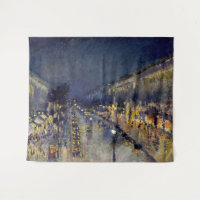 Camille Pissarro - Boulevard Montmartre at Night