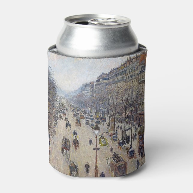 Camille Pissarro - Boulevard Montmartre, morning Can Cooler (Can Front)