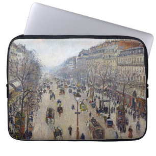 Camille Pissarro - Boulevard Montmartre, morning Laptop Sleeve